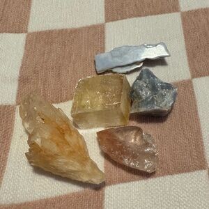 Natural Crystal Stone Set - Multicolor
